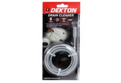 Dekton Drain Cleaner Fully Plated Steel Probe (1800mm long)
